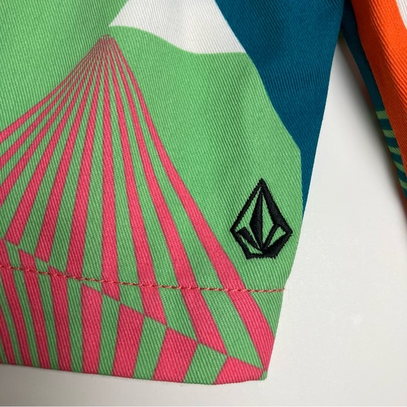 Volcom Kids Swim Shorts Medium 12y Elastic Boys Boardshorts Surf Trunks - Picture 6 of 12